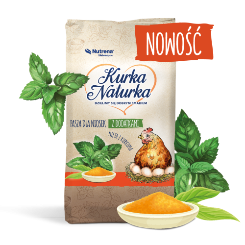 KURKA NATURKA z Miętą i Kurkumą -25kg 