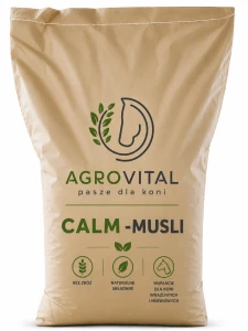 AgroVital CALM-MUSLI - 14 kg (bez otrąb i zbóż dla wrzodowca )
