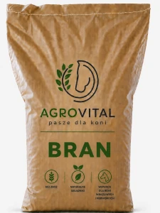 AgroVital BRAN -Otręby ryżowe granulowane z Mięta -15kg  